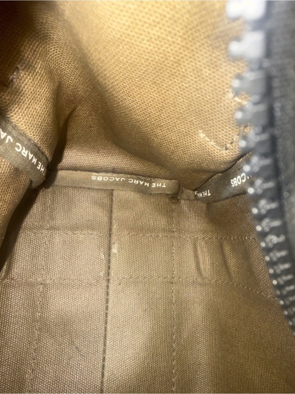Marc Jacobs Canvas Tote Bag in Olive - Picture 7 of 7